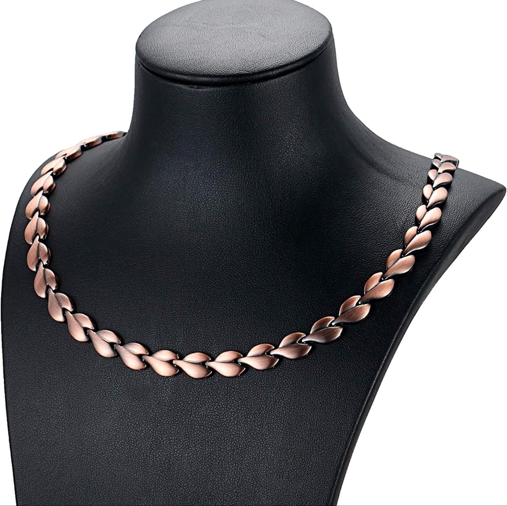 New Rainso Heart Shape Pure Copper Magnetic Necklace